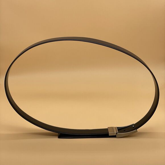 Calvin Klein CK Reversible Dress Belt Men's 40-42 Black & Brown - Picture 5 of 14